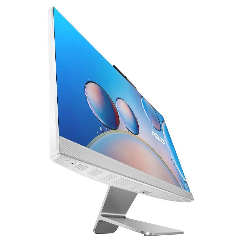 ASUS All-in-One M3402WFAK, 23.8'' Full HD IPS, AMD Ryzen 5 7520U, 8GB DDR5, 512GB SSD, W11 Pro Education, Inclusief Toetsenbord en Muis, Zilver — van bovenaf