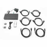 ACT AC7914 | KVM-Switch | 2-Poorts Dual HDMI | 4K@60Hz | USB 3.2 Gen1 | RS-232 | Zwart