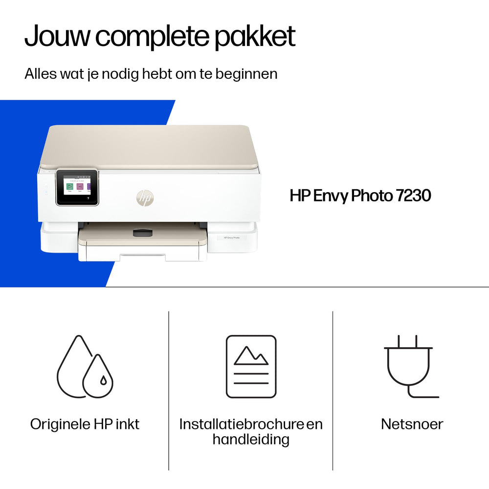 HP ENVY Photo 7230 | Draadloze All-in-One Kleurenprinter | WiFi | Dubbelzijdig Printen