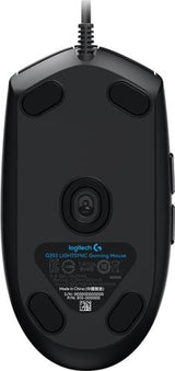 Logitech G203 LIGHTSYNC | Bedrade Gaming Muis | Links- en Rechtshandig | USB-A | 8.000 DPI | Zwart
