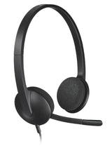 Logitech H340 | Bedrade On-Ear USB Headset | Zwart