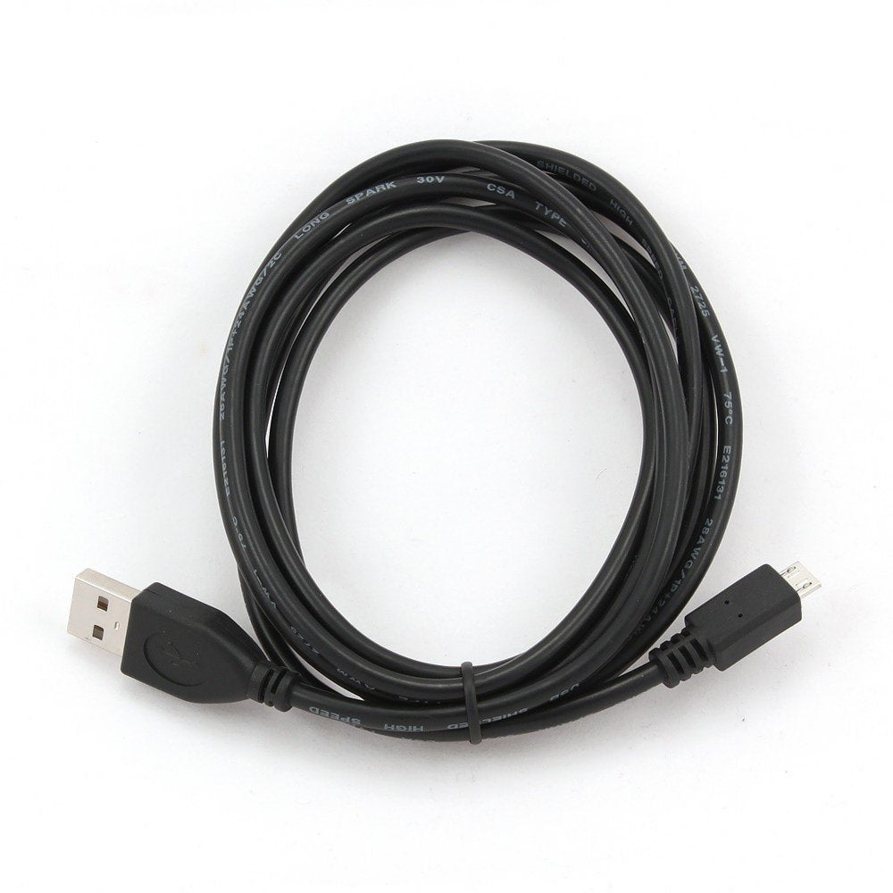 Gembird CCP-MUSB2-AMBM-1M | USB 2.0 | USB-A naar Micro-USB-B | 1m | Zwart