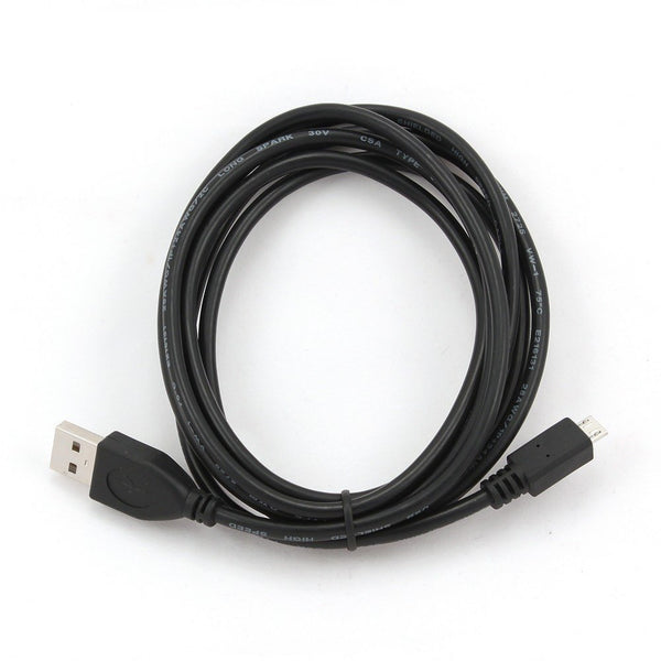 Gembird CCP-MUSB2-AMBM-1M | USB 2.0 | USB-A naar Micro-USB-B | 1m | Zwart