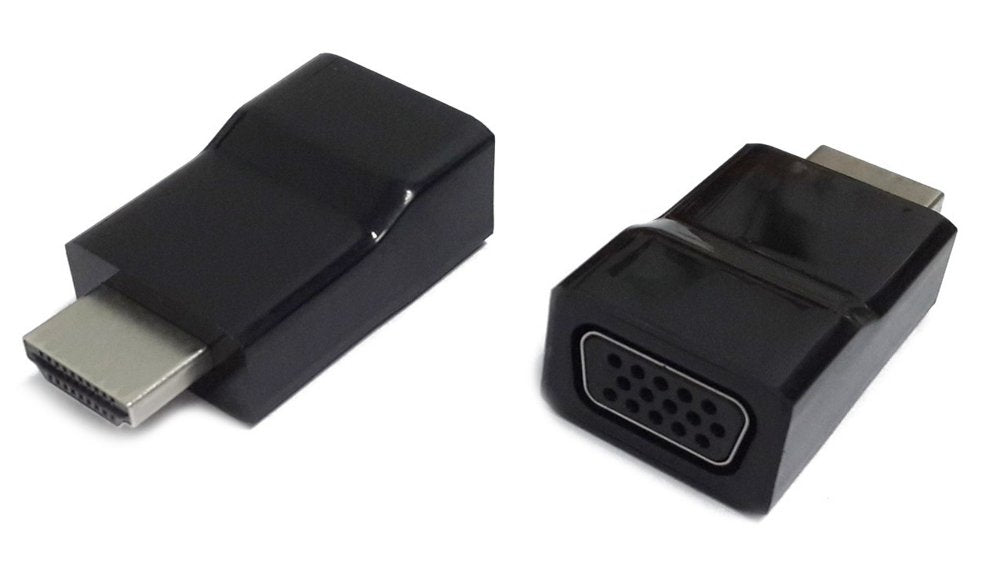 Gembird kabel-tussenstuk | HDMI naar VGA | Zwart | A-HDMI-VGA-001