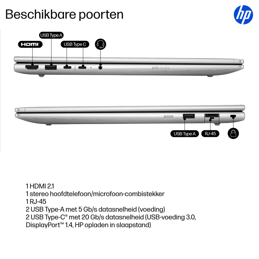 HP ProBook 4 G1i | 14” WUXGA IPS | Intel Core Ultra 5 225U | 16GB DDR5 | 512GB SSD | W11 Pro