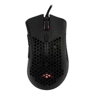 Baracuda CORAL RGB | Bedrade Gaming Muis | USB-A | 12800 DPI | Zwart