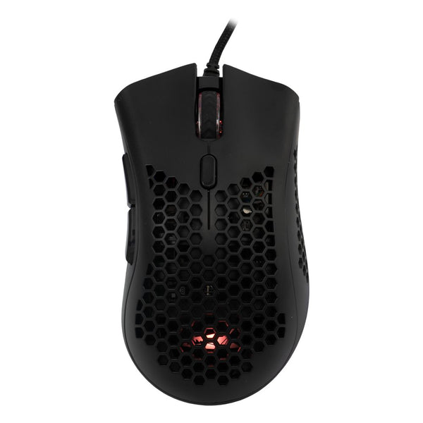 Baracuda CORAL RGB | Bedrade Gaming Muis | USB-A | 12800 DPI | Zwart