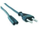 Gembird electriciteitssnoer | 2-pin | Zwart | 1,8 m | PC-184-VDE