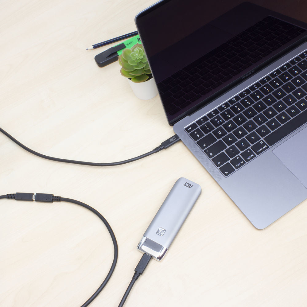 ACT AC7412 | USB 3.2 Gen 1 Kabel | USB-C naar USB-C | 2m | Zwart