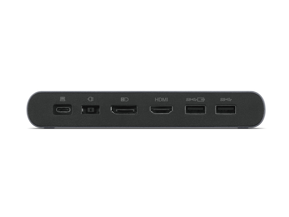 Lenovo 40B30090EU | Docking Station & Poortreplicator | USB-C 3.2 Gen 2 | INCL lader 135W Grijs