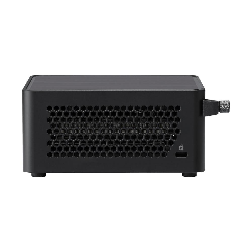 ASUS NUC 14 Pro UCFF Barebone Desktopcomputer, Intel Core 3 100U, Zonder DDR5-geheugen, opslag en besturingssysteem — detailfoto