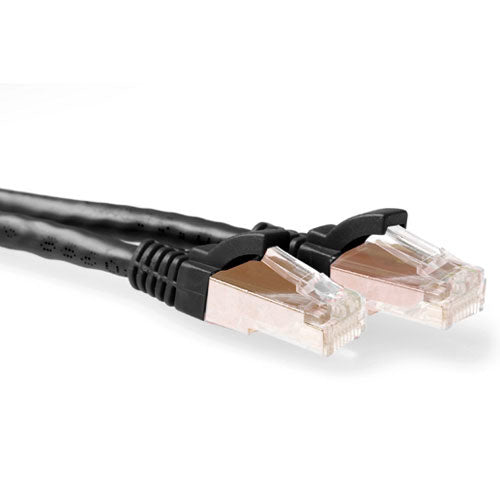 ACT netwerkkabel | Cat6A | S/FTP (S-STP) | 30 m | Zwart | FB6930