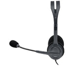 Logitech H111 | On-Ear Bedrade 3,5mm Koptelefoon met Microfoon | Grijs