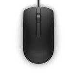 Dell MS116 | Bekabelde Muis | Links- en Rechtshandig | USB-A | 1000 DPI | Zwart