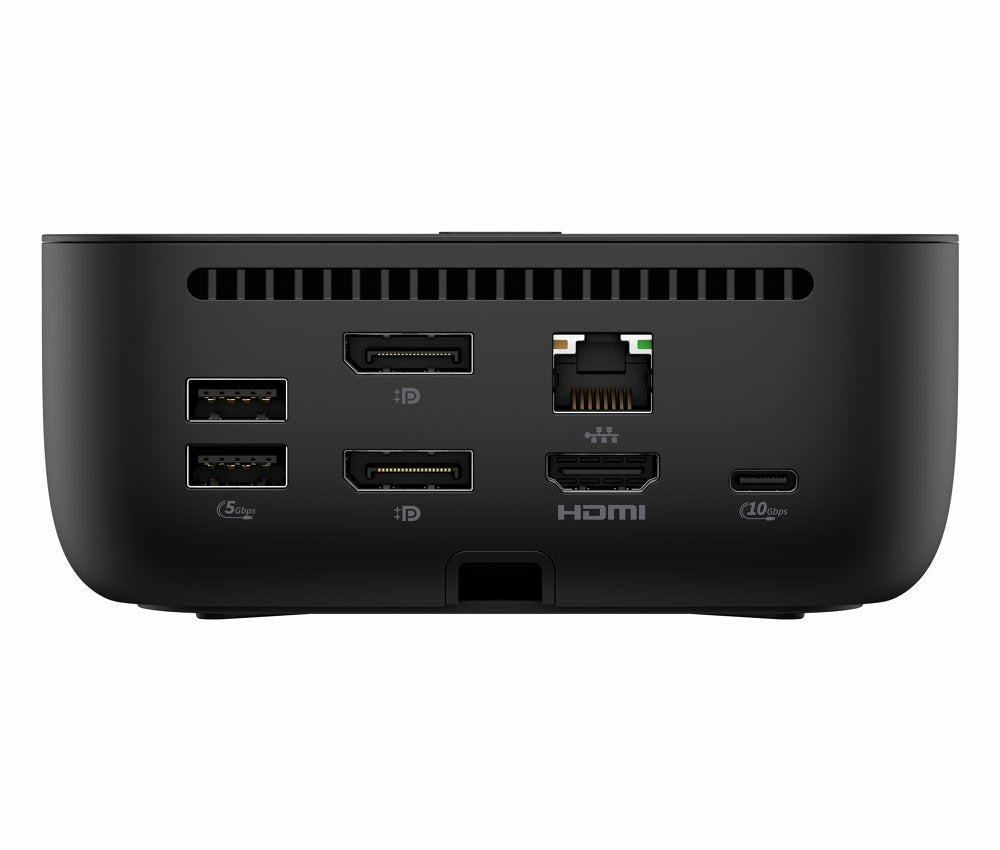 HP USB-C 100W G6, USB-C Docking Station, 100W Power Delivery, Zwart — productfoto 10