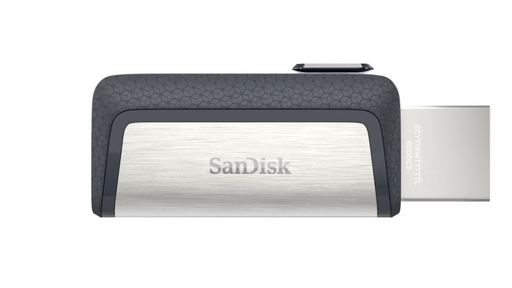 SanDisk Ultra Dual Drive USB Type-C | 128GB USB Flash Drive | USB Type-A / USB Type-C 3.2 Gen 1 (3.1 Gen 1) | Zwart, Zilver