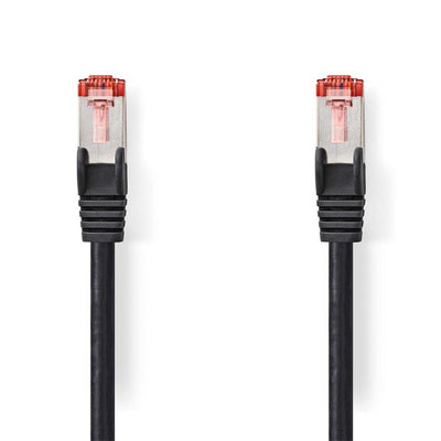 Nedis S/FTP Cat 6 Netwerkkabel | 1 m | Zwart