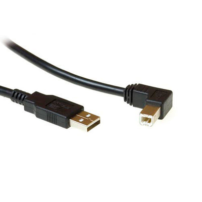 ACT | USB 2.0 Kabel | USB-A naar USB-B (Haaks)