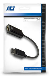 ACT AC7555 DisplayPort naar HDMI Adapter | Female | 4K | Zip Bag