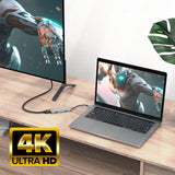 ACT AC7013 | Docking Station & Poortreplicator | USB-C 3.2 Gen 1 | Zwart/Grijs