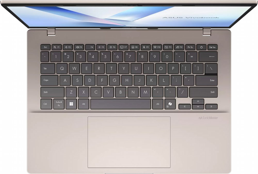 Asus Vivobook 14 | 14" WUXGA IPS | AMD Ryzen AI 7 445 | 16GB DDR5 | 512GB SSD | W11 Home | Platinum Gold
