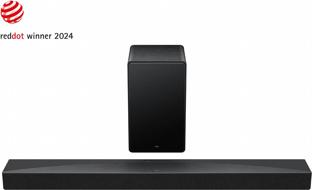 TCL Q65H, 5.1 Soundbar, Dolby Atmos & DTS:X, Draadloze Subwoofer, 580W, Zwart — productfoto 9