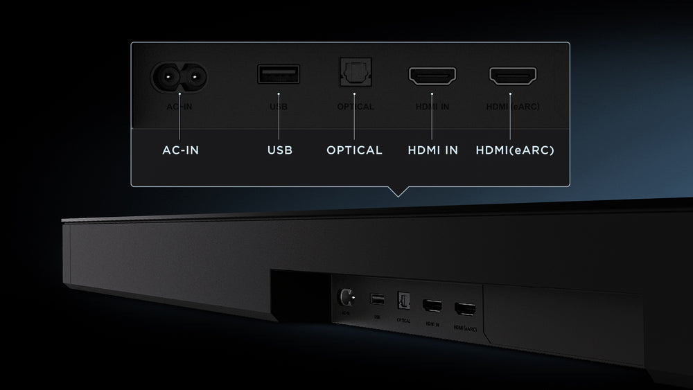 TCL Q75H | 5.1.2 Soundbar | Dolby Atmos & DTS:X | 620W | Draadloze Subwoofer | Titanium