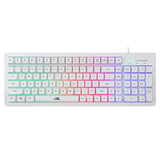 Baracuda ORCA RGB | Bekabeld Gaming Toetsenbord inclusief Muis | QWERTY | Wit