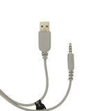 White Shark Firefly RGB | On-Ear Gaming Headset | 3,5mm Connector & USB-A | Wit