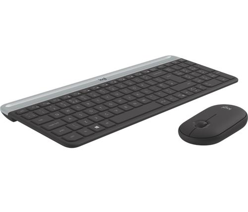 Logitech MK470 Slim Combo | Draadloze Muis- en Toetsenbordcombo | QWERTY