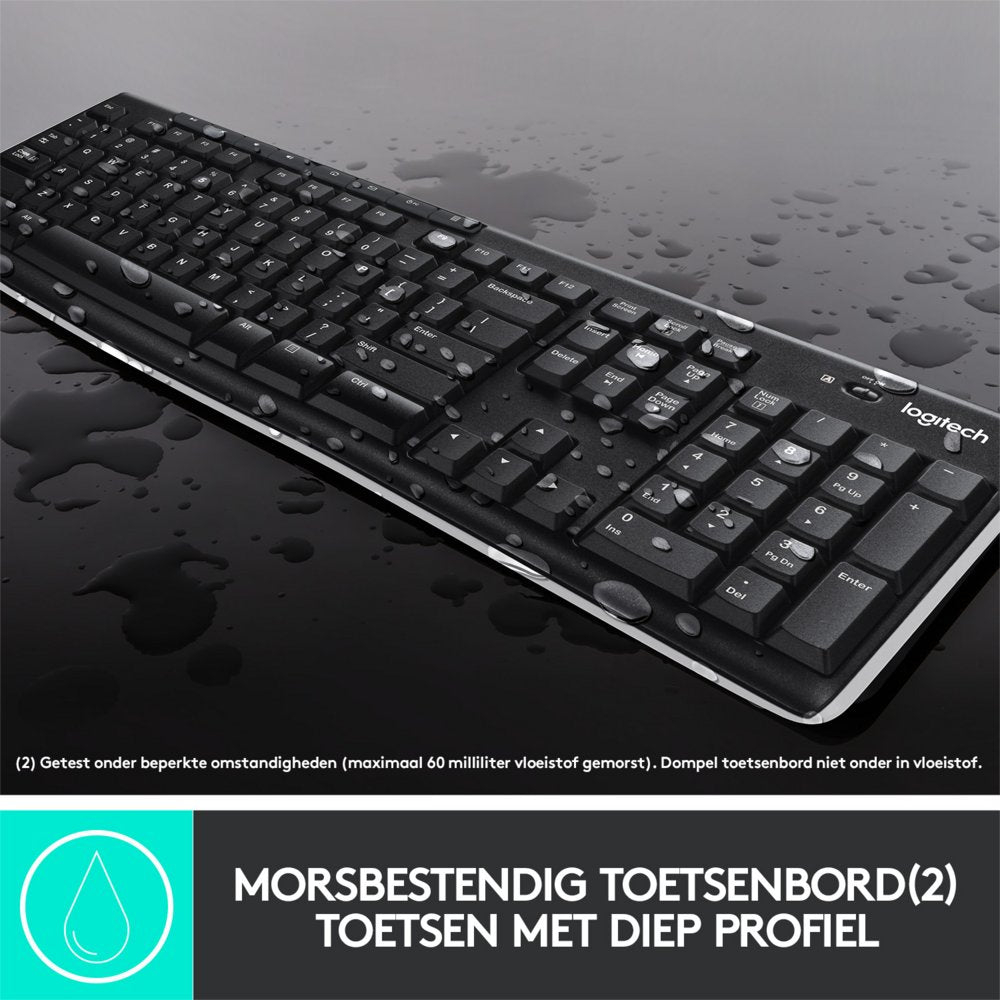 QWERTZ | Logitech MK270 | Draadloze Muis en Toetsenbordcombo | QWERTZ