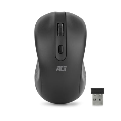 ACT AC5105 | Draadloze Muis | Links- en Rechtshandig | RF | 1000 DPI | Zwart