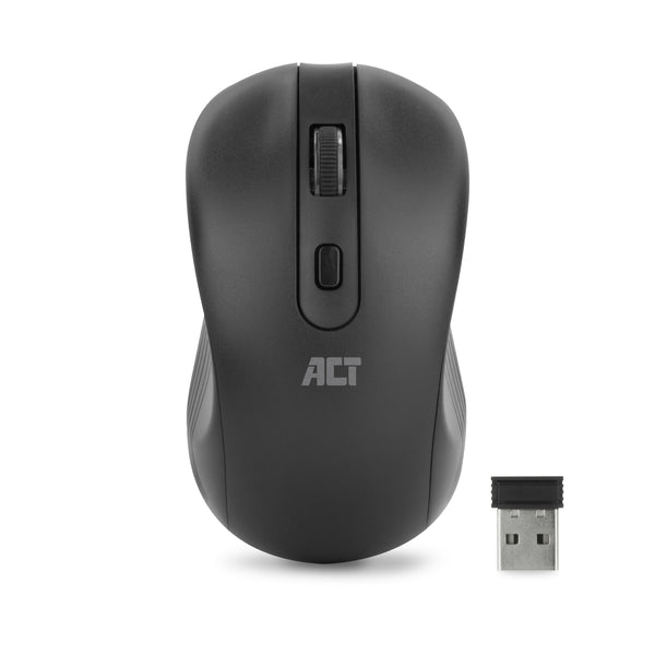 ACT AC5105 | Draadloze Muis | Links- en Rechtshandig | RF | 1000 DPI | Zwart