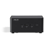 ASUS NUC 14 Pro UCFF Barebone Desktopcomputer, Intel Core 3 100U, Zonder DDR5-geheugen, opslag en besturingssysteem — zijaanzicht