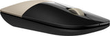 HP Z3700 | Draadloze Muis | Links- en Rechtshandig | RF | 1200 DPI | Goud