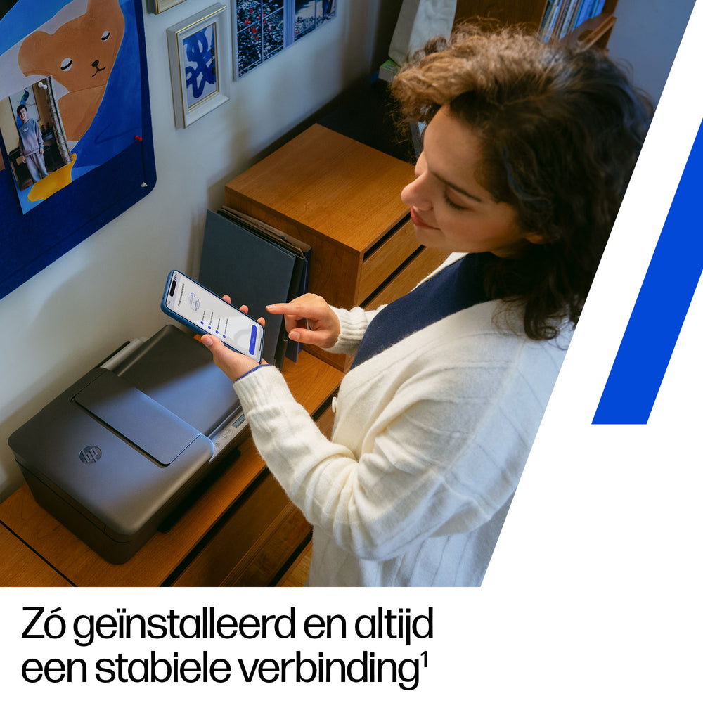 HP DeskJet 4320 All-in-One Printer, Wifi, Dubbelzijdig Printen, Scan en Kopieer, A4, Kleur — productfoto 7