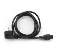 Gembird PC-186-ML12 | 3 m Stroomkabel | Schuko (CEE 7/7) naar C5 (Mickey Mouse) | Zwart | VDE-goedgekeurd | 10A / 250V