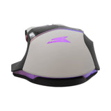Baracuda MANTA RGB | Bekabelde Gaming Muis | Rechtshandig | USB-A | 12800 DPI | Wit