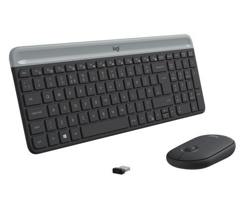 Logitech MK470 Slim Combo | Draadloze Muis- en Toetsenbordcombo | QWERTY