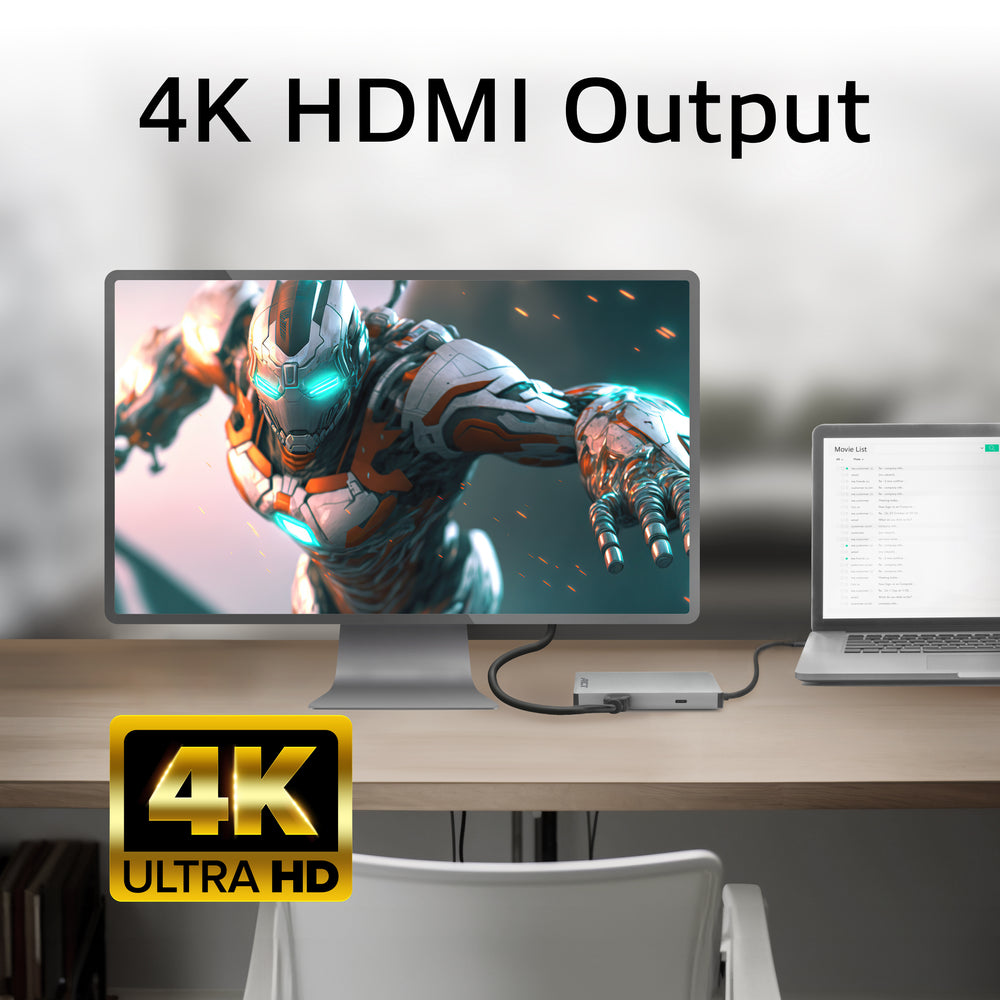 ACT AC7092 USB-C Hub 3.0 | 2x USB-A & 2x USB-C Poorten | 5 Gbps | Aluminium Behuizing | 12 cm Kabel