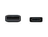 Samsung EP-DG930 | USB 2.0 | USB-A naar USB-C | 1.5m | Zwart (OEM)
