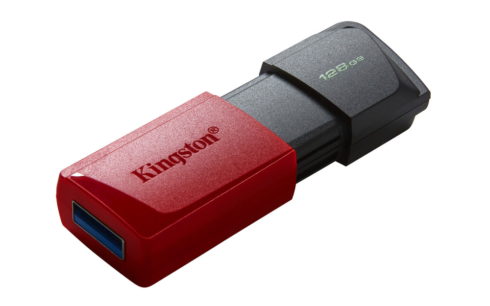 Kingston DataTraveler Exodia M | 128GB USB-A 3.2 Flash Drive | Zwart/Rood