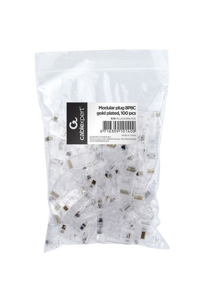 Cablexpert kabel-connector | 1 stuk | Transparant | PLUG3UP6/100