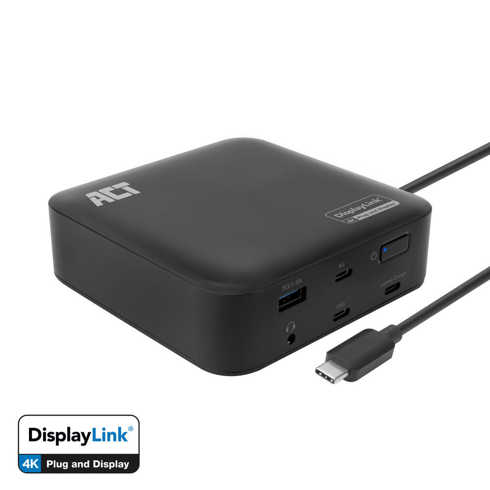 ACT AC7150 | Docking Station | USB-C | Zwart