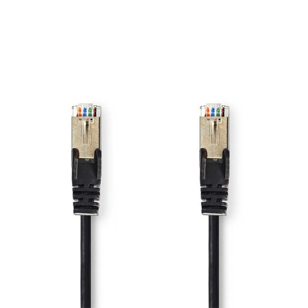 Nedis netwerkkabel | Cat5e | SF/UTP (S-FTP) | 3 m | Zwart | CCGP85121BK30