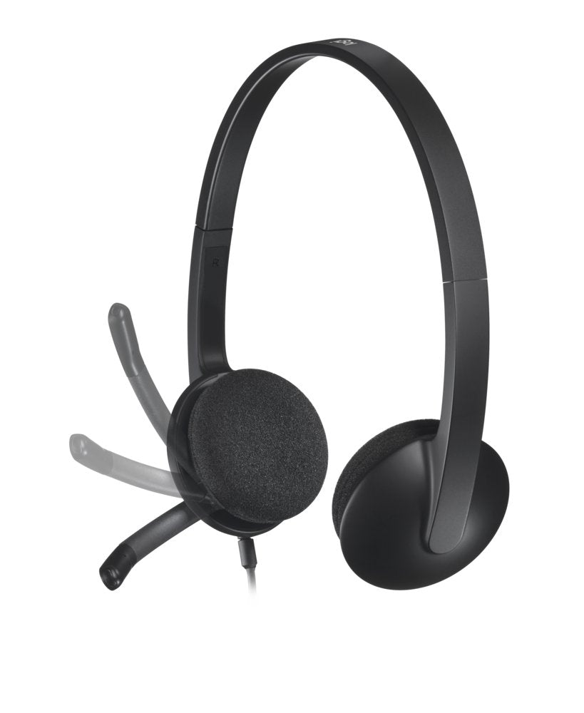 Logitech H340 | Bedrade On-Ear USB Headset | Zwart