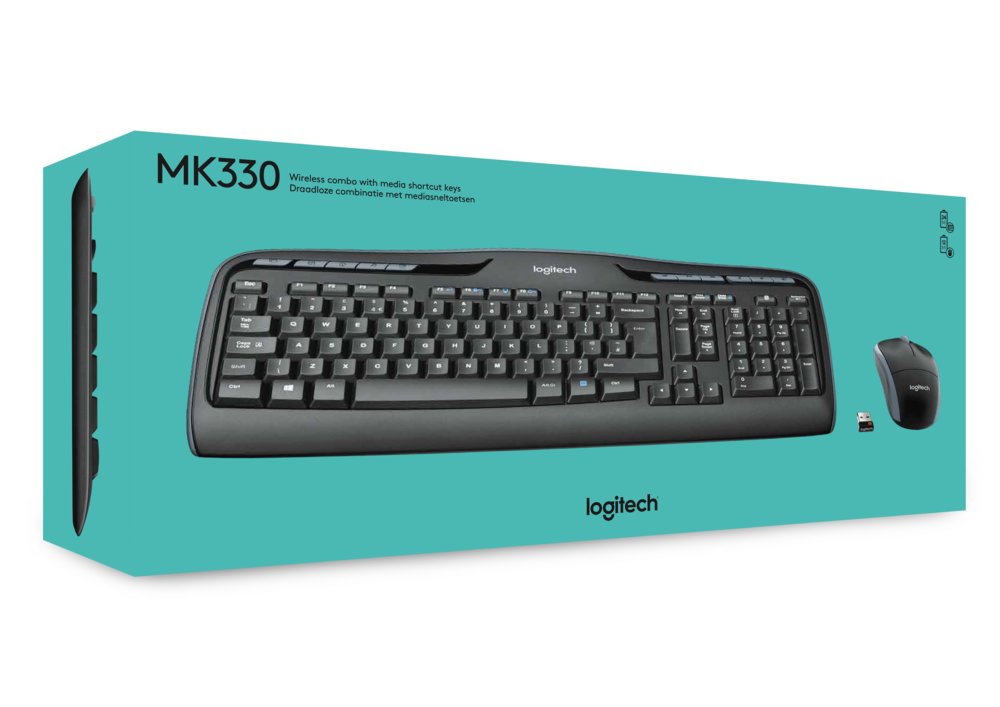Logitech MK330 | Draadloze Muis en Toetsenbordcombo | QWERTY