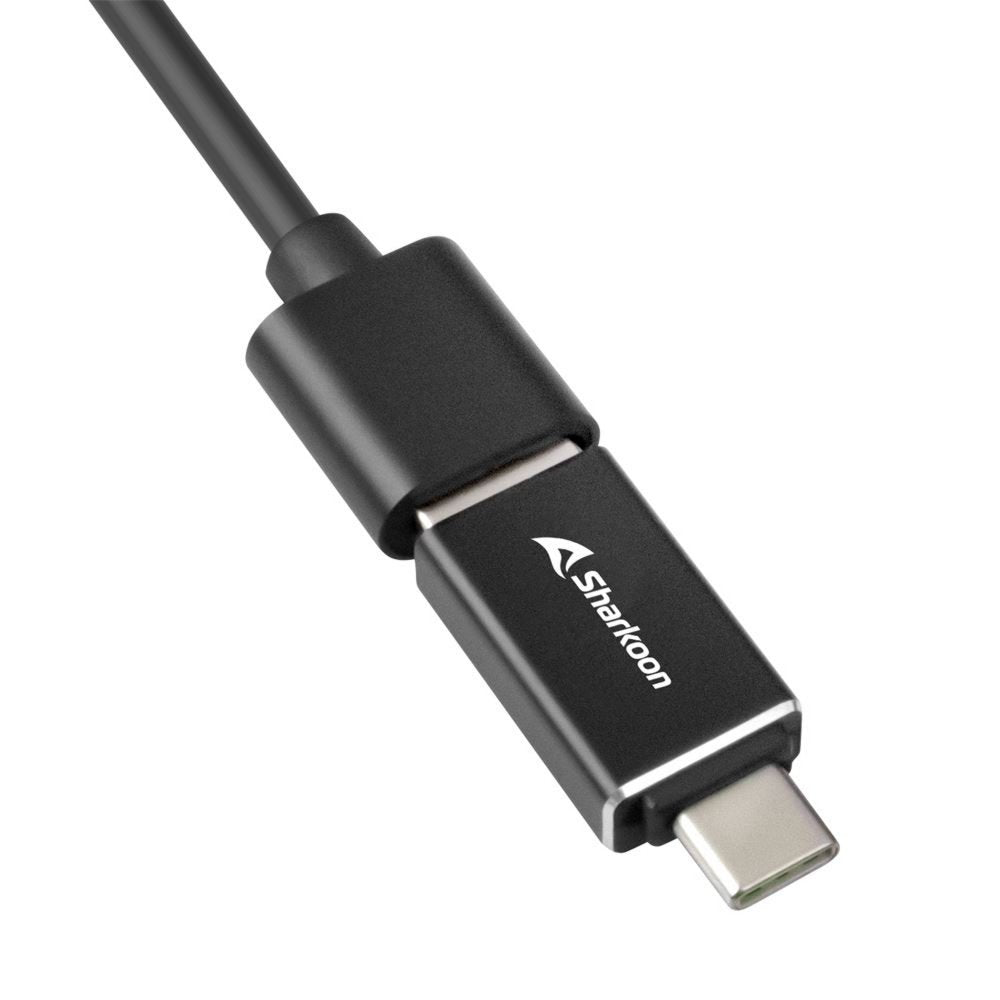 Sharkoon 4044951037582 | USB 3.2 Gen 1 (3.1 Gen 1) Type-C Hub | 5000 Mbit/s | Zwart