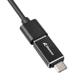 Sharkoon 4044951037575 | Docking Station & Poortreplicator | USB-C 3.2 Gen 1 | Draadloos | Zwart