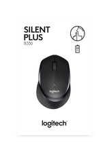 Logitech B330 Silent Plus | Draadloze Muis | Links- en Rechtshandig | RF | 1000 DPI | Zwart